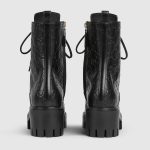 Gucci Women’s lace-up ankle boot with GG - Image 3